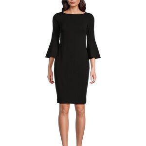 Calvin Klein Black Long Sleeve Dress